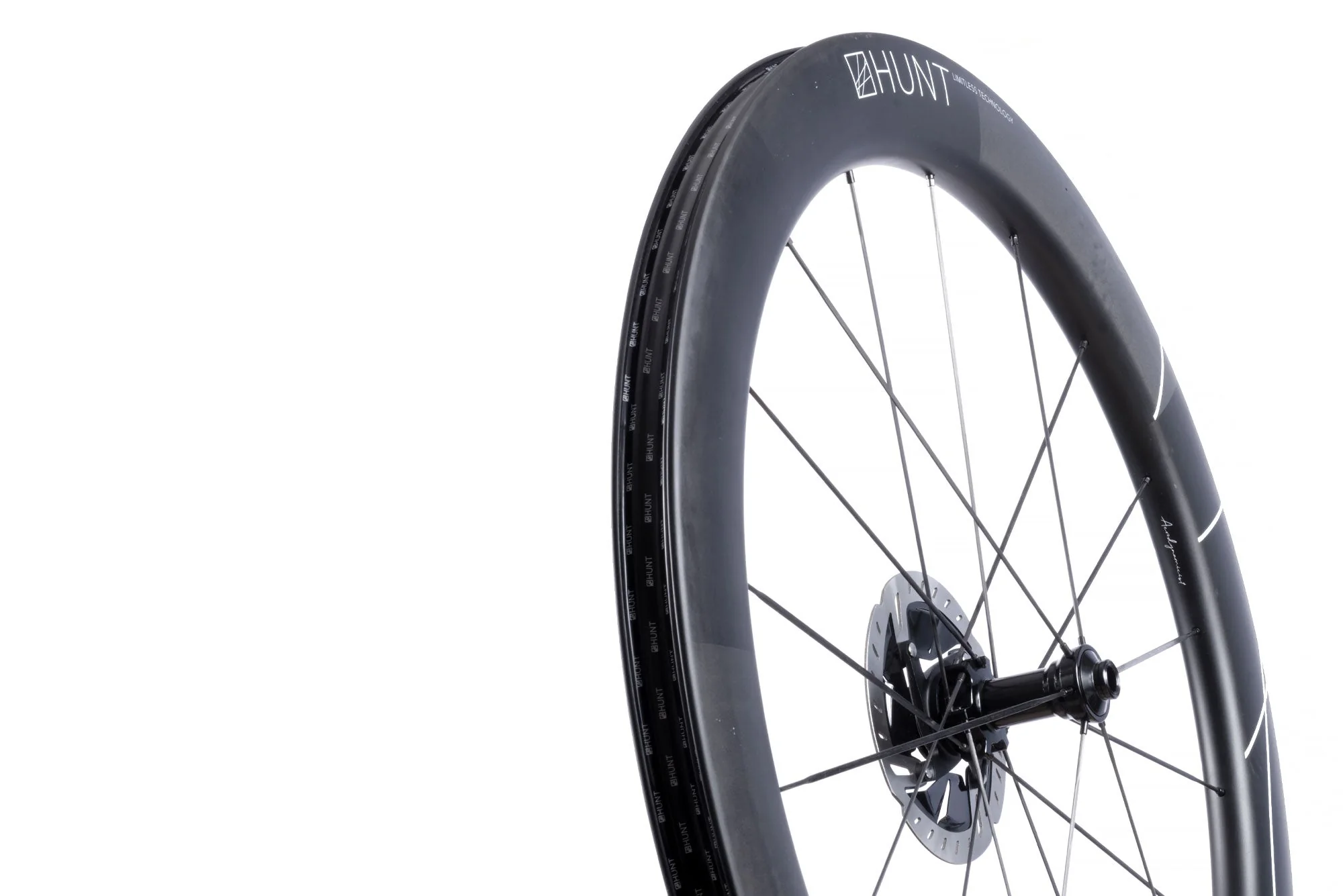 HUNT 60 Limitless UD Carbon Spoke Disc Single Wheel | Previous Model IC274 - Image 4