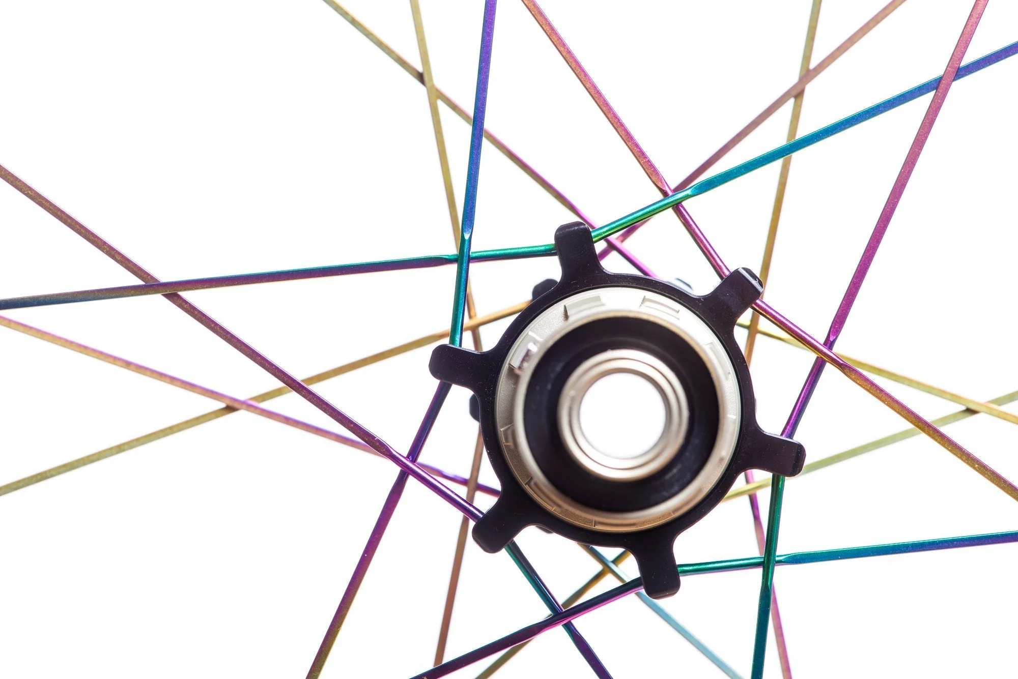 Spoke | TI-AER2220 | Straight-Pull | Bladed | 296mm | Ti-Nitride Oil-Slick